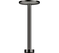hansgrohe AXOR One Raccord plafond 300 mm pour pomme de douche 280 2 jets, 48496330, Couleur: Chrome noir poli