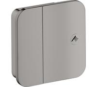 hansgrohe AXOR One robinet d'arrêt encastré, 45771330, Couleur: Chrome noir poli