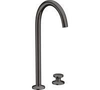 Hansgrohe Mitigeur lavabo Axor One 48060340 – Saillie 165 mm – Push-open – Chrome noir brossé