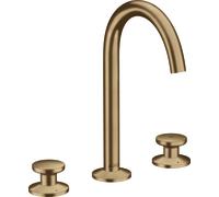 hansgrohe Axor One 3 trous mitigeur lavabo 48070140 projection 140mm, avec push-open garniture de vidange , bronze brossé