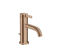 hansgrohe AXOR One robinetterie de lavabo 70 avec manette et vidage à tirette, saillie 130mm, 48000310, Couleur: Or rouge brossé