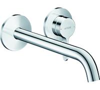 hansgrohe Axor One set prêt à monter 48120000 robinetterie à encastrer, pour montage mural, avec béquille et bec 220mm, chromé