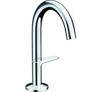 hansgrohe AXOR One robinetterie de lavabo Select 140 avec vidage PUSH-Open, saillie 122mm, 48010000, Couleur: chrome