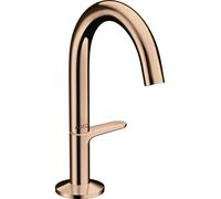 hansgrohe AXOR One robinetterie de lavabo Select 140 avec vidage PUSH-Open, saillie 122mm, 48010300, Couleur: Rouge poli or