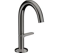 hansgrohe AXOR One robinetterie de lavabo Select 140 avec vidage PUSH-Open, saillie 122mm, 48010330, Couleur: Chrome noir poli