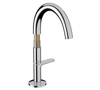hansgrohe Axor One mitigeur lavabo 48020000 projection 140mm, avec bouton-poussoir garniture de vidange , chromé
