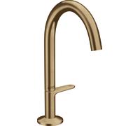 hansgrohe AXOR One Mitigeur de lavabo Select 170 avec vidage Push-Open, saillie 140 mm, 48020, Coloris: Bronze brossé - 48020140
