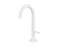hansgrohe AXOR One robinetterie de lavabo Select 170 avec vidage PUSH-Open, saillie 140mm, 48020700, Couleur: Blanc Mat
