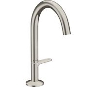 hansgrohe AXOR One robinetterie de lavabo Select 170 avec vidage PUSH-Open, saillie 140mm, 48020800, Couleur: Acier inoxydable Optic