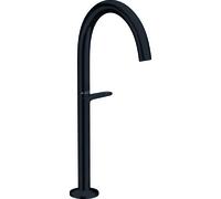 hansgrohe Axor One mitigeur lavabo 48030670 saillie 165mm, pour lavabos, avec bouton-poussoir garniture de vidange , noir mat