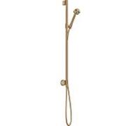 Hansgrohe Set de douche Axor One 48791140, raccordement mural, 75 mm, 1 jet, bronze brossé
