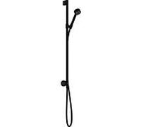 Hansgrohe Set de douche Axor One 48791670 – EcoSmart, raccordement mural, noir mat