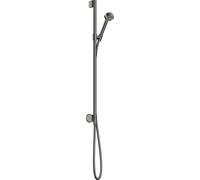Hansgrohe Set de douche Axor One 48791330 75 mm 1 jet EcoSmart raccordement mural chrome noir poli