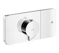 hansgrohe Axor One set de finition 45711800 module thermostatique encastré, 1 consommateur, aspect acier inoxydable