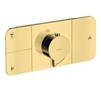 hansgrohe Axor One set de finition 45713990 module thermostatique encastré, 3 consommateurs, optique or poli