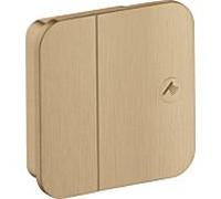 Hansgrohe Robinet d'arrêt encastré Axor One 45771140, 1 consommateur, bronze brossé