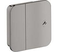 hansgrohe AXOR One robinet d'arrêt encastré, 45771330, Couleur: Chrome noir poli