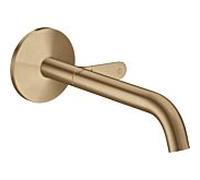 hansgrohe Axor One set de montage final 48112140 mitigeur lavabo encastré , avec bec 220mm, bronze brossé