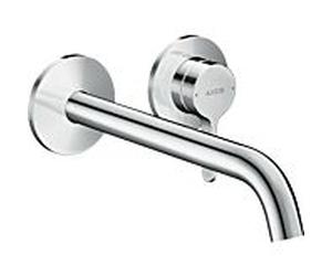 hansgrohe Axor One set de finition 48120000 ferrure à encastrer, pour montage mural, avec béquille et bec 220mm, chromé
