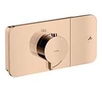 hansgrohe Axor One set de montage final 45711300 module thermostatique encastré, 1 consommateur, or rouge poli