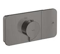 hansgrohe Axor One set de montage final 45711340 module thermostatique encastré, 1 consommateur, chrome noir brossé