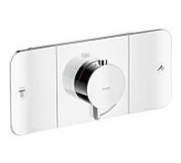 hansgrohe Axor One set de montage final 45712800 module thermostatique encastré, 2 consommateurs, aspect acier inoxydable