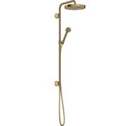 Hansgrohe Axor Showerpipe 280 1jet, montage encastrÃ©, 48790, Coloris: Bronze brossÃ© - 48790140