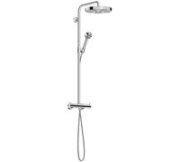 hansgrohe AXOR One Showerpipe avec thermostat et douche de tête 280 1jet EcoSmart, 48795000, Couleur: chrome