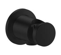 hansgrohe AXOR One unité de porte ronde, 48780670, Couleur: noir mat