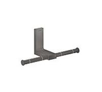 hansgrohe Axor Papierrollenhalter 42657340 double, montage mural, chrome noir brossé