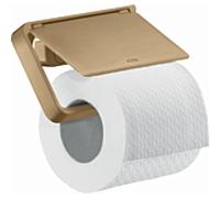 hansgrohe Axor Papierrollenhalter 42836140 avec couvercle, métal, bronze brossé