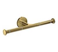 hansgrohe Axor Papierrollenhalter 42857990 double, montage mural, optique or poli