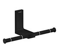 hansgrohe Axor Papierrollenhalter 42657670 double, montage mural, noir mat
