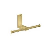 hansgrohe Axor Papierrollenhalter 42657950 double, montage mural, laiton brossé
