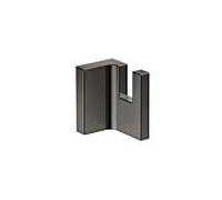 hansgrohe AXOR Universal Crochet Ã serviette rectangulaire, mÃ©tal, 42611, Coloris: Chrome noir poli - 42611330
