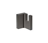 hansgrohe AXOR Universal Crochet Ã serviette rectangulaire, mÃ©tal, 42611, Coloris: Chrome noir brossÃ© - 42611340