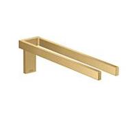 Hansgrohe Axor porte-serviettes 42622250 380 mm à deux bras fixe, optique or brossé