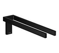 Hansgrohe Porte-serviettes Axor 42622670 380 mm, 2 bras, fixe, noir mat