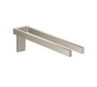 Hansgrohe Porte-serviettes mural Axor Universal Rectangulaire 2 bras 380 mm fixe Nickel brossé