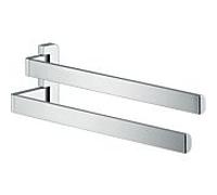 hansgrohe Axor porte-serviettes 42821800 409 mm, 2 bras, pivotante , aspect acier inoxydable