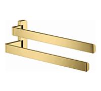 Hansgrohe Axor porte-serviettes 42821990 409 mm 2 bras pivotant optique or poli