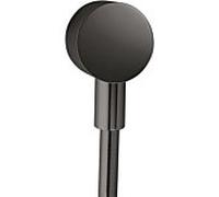 hansgrohe Axor raccord de tuyau 27451330 rond, avec clapet anti-retour, chrome noir poli