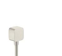 hansgrohe Axor raccord de tuyau 36731800 avec clapet anti-retour, optique en acier inoxydable