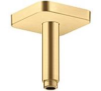 hansgrohe Axor raccordement au plafond 26965250 100 mm, optique or brossé, carré