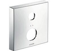hansgrohe Axor rosace d'extension 14968000 2 trous, carré, rouge / bleu, chrome