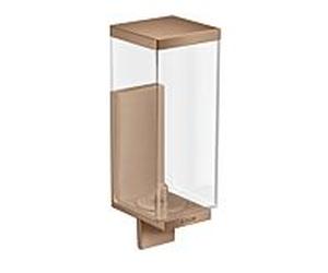 hansgrohe Axor Seifenspender 42610310 verre, montage mural, or rouge brossé