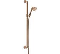Hansgrohe Ensemble de douche Axor 26023310 - 900 mm, douchette 85 mm 1 jet - Or rouge brossé