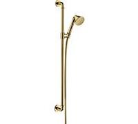 Hansgrohe Set de douche Axor 26023990 900 mm, douchette 85 mm 1 jet, optique en or poli