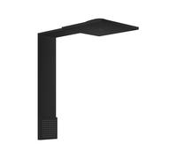 hansgrohe AXOR ShowerComposition module de douche 250/250, 2jet, avec douchette dépaule, saillie 488mm, 12594670, Couleur: noir mat