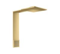 hansgrohe AXOR ShowerComposition module de douche 250/250, 2jet, avec douchette dépaule, saillie 488mm, 12594250, Couleur: Optique or brossé